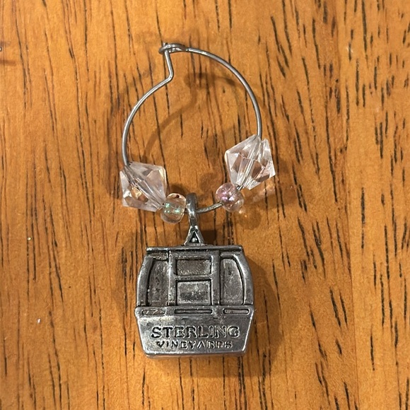 Sterling vineyards wine glass charms. Each one is embellished with different - Picture 4 of 6
